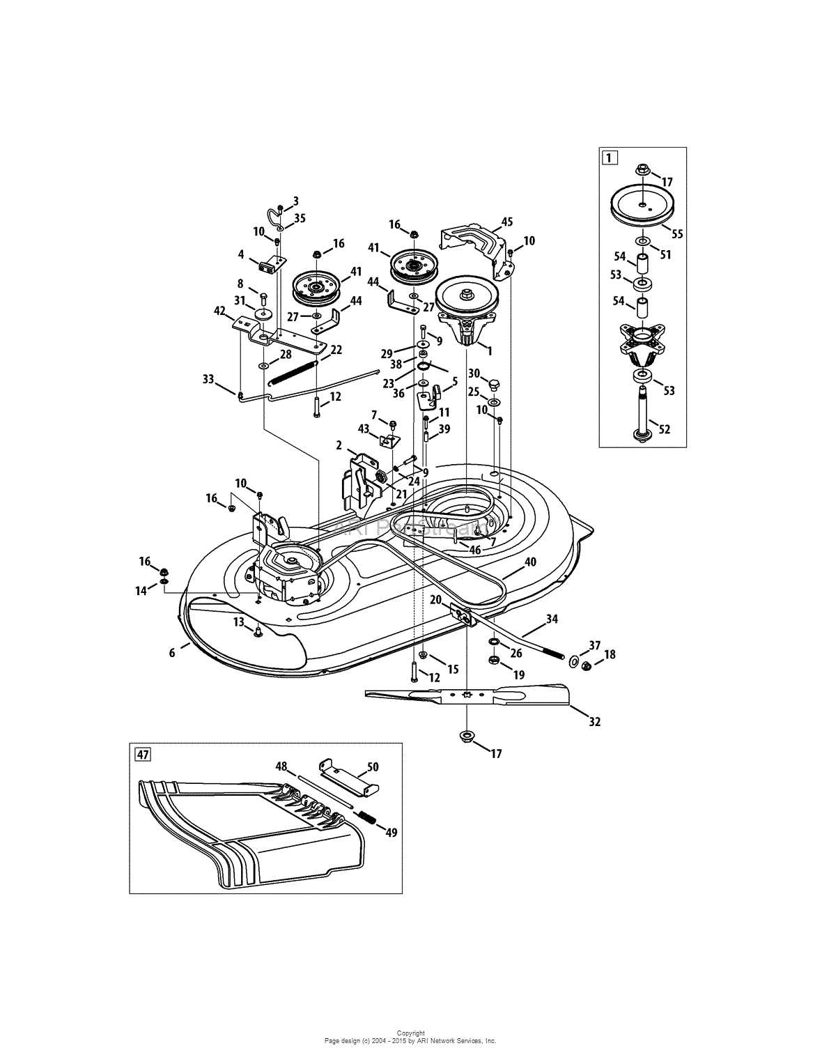 craftsman lt3000 parts diagram