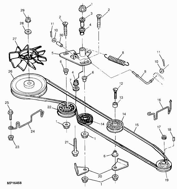 craftsman lt3000 parts diagram