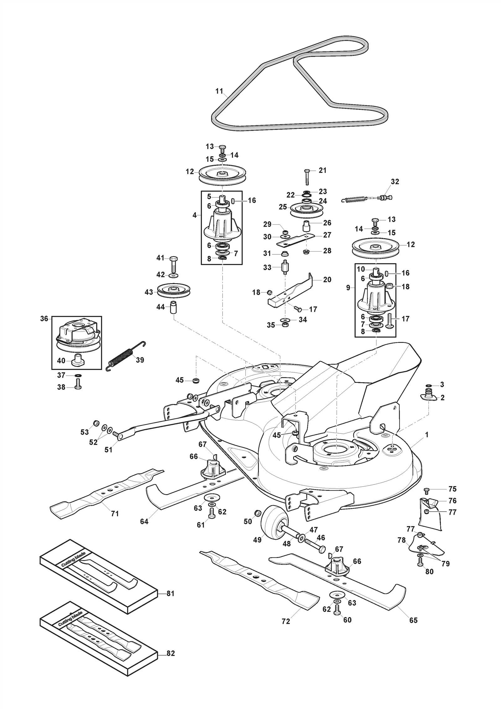 craftsman ltx 1000 parts diagram