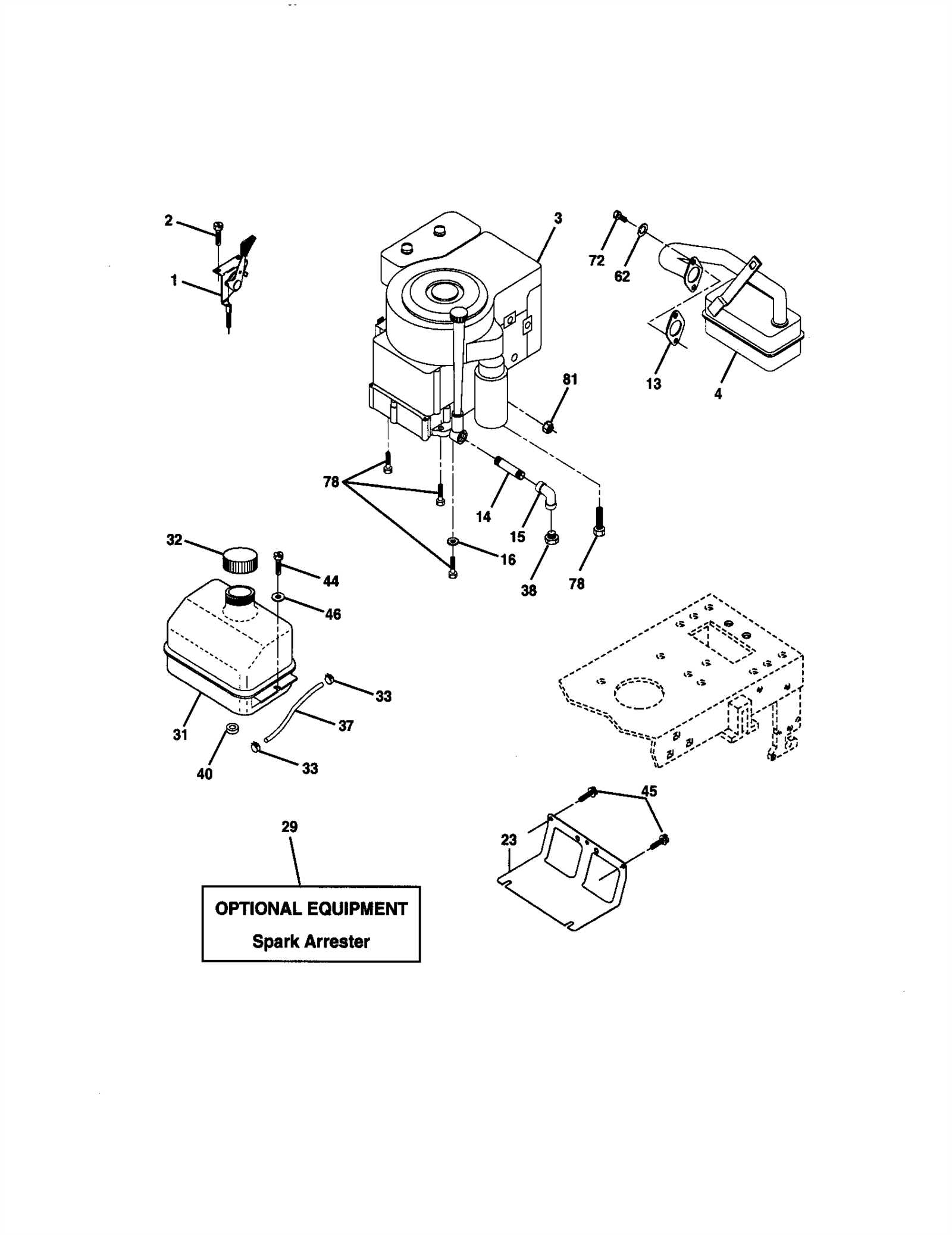 craftsman ltx 1000 parts diagram