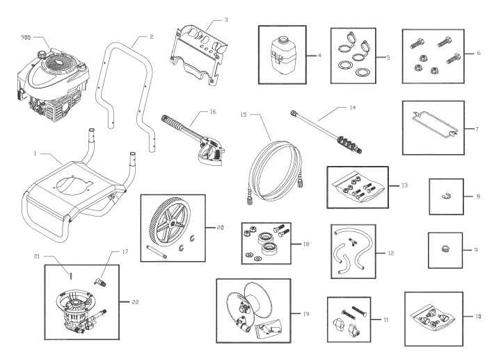 craftsman pressure washer parts diagram