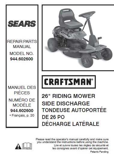 craftsman riding mower steering parts diagram