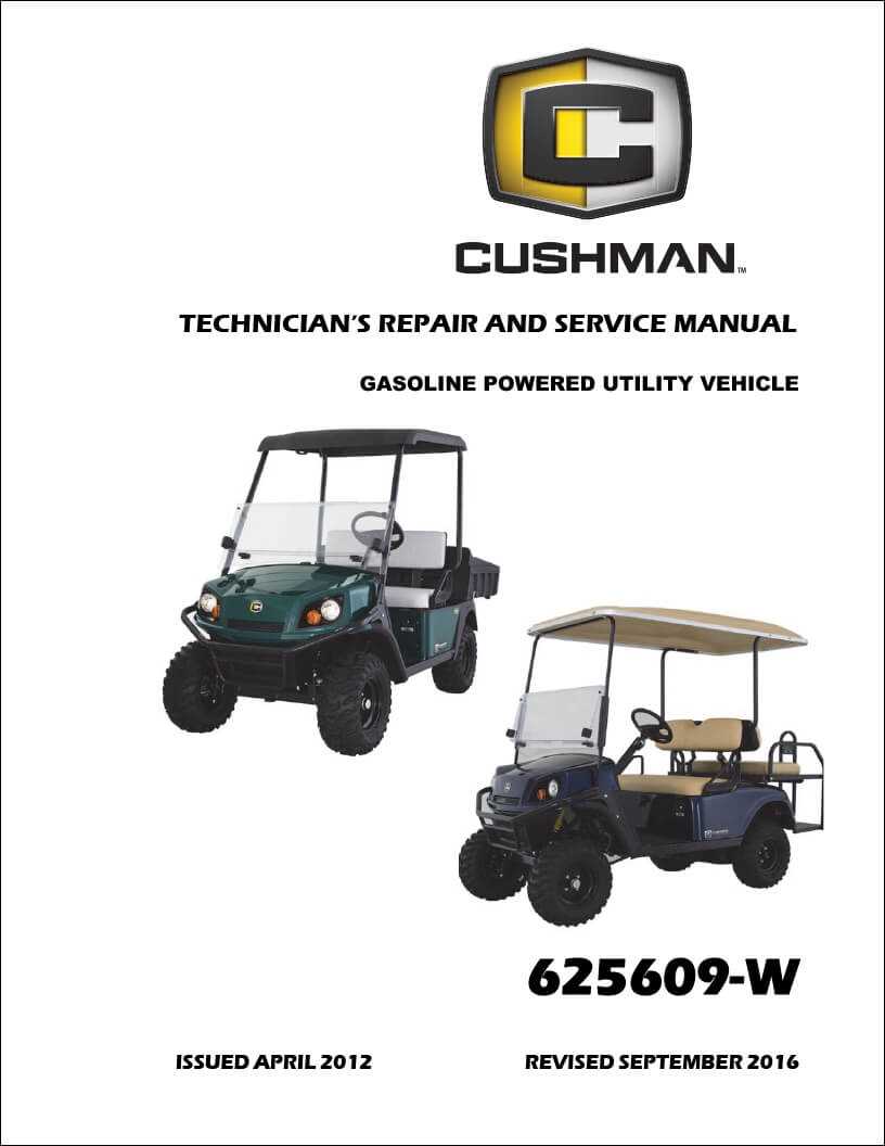 cushman golf cart parts diagram