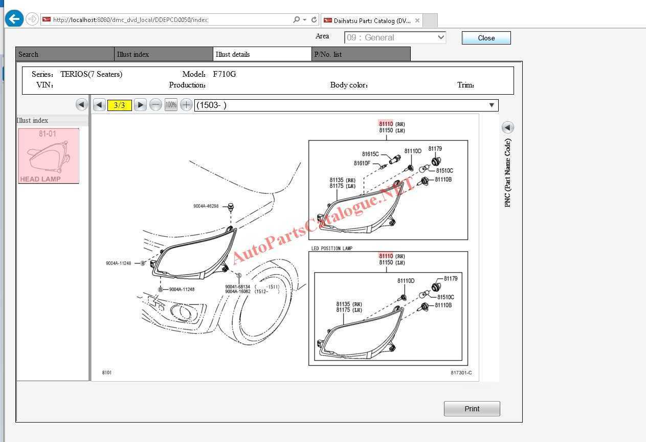 daihatsu hijet parts diagram