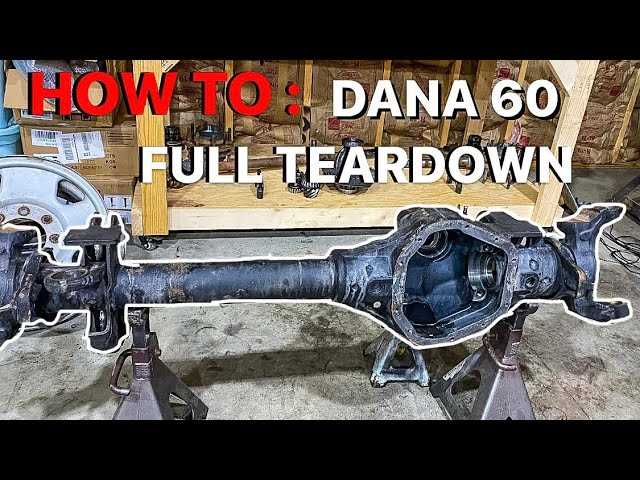 dana 60 front axle parts diagram