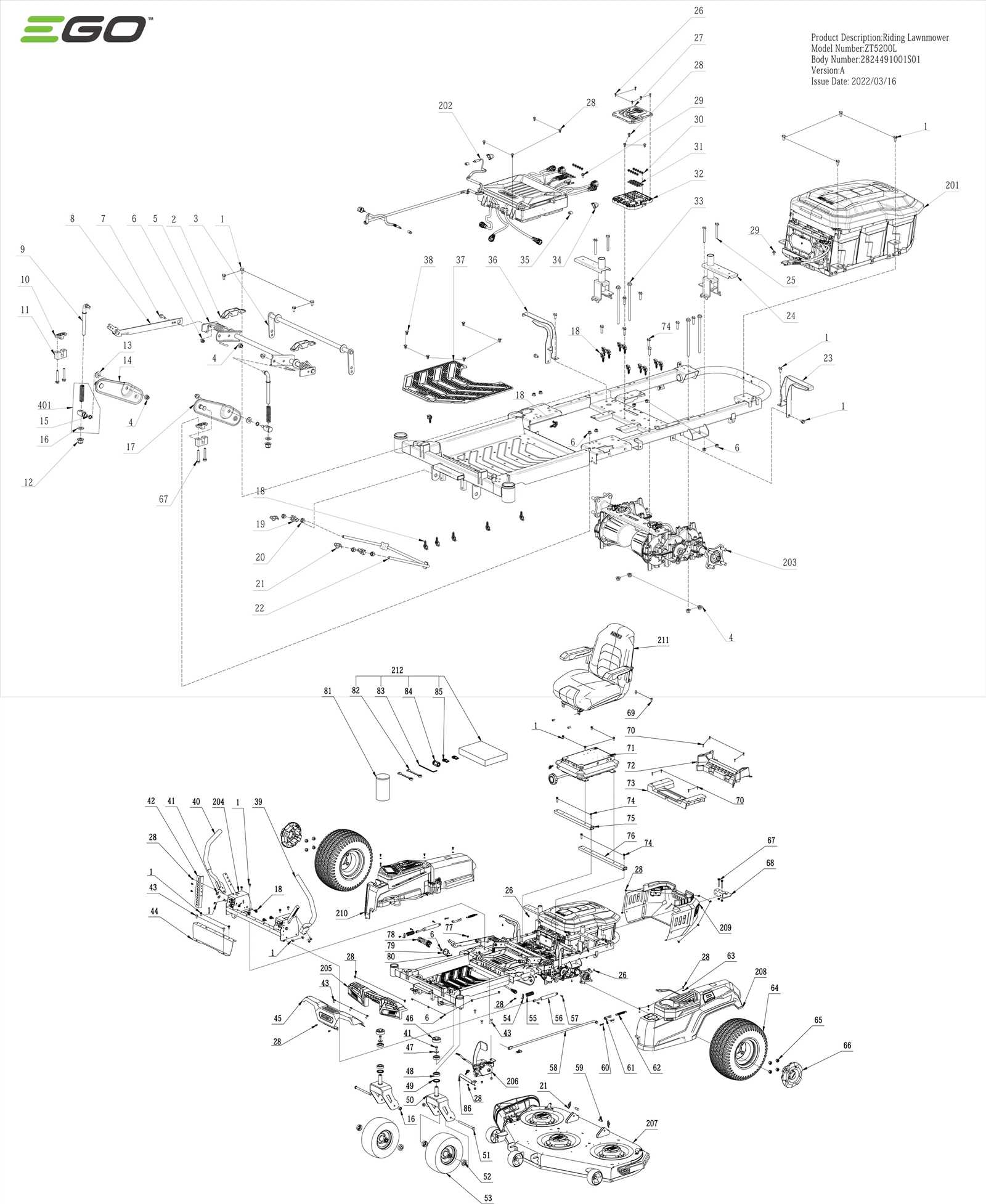 deck parts diagram