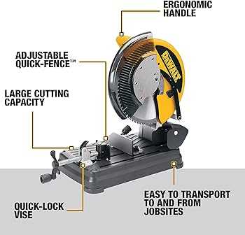 dewalt chop saw parts diagram