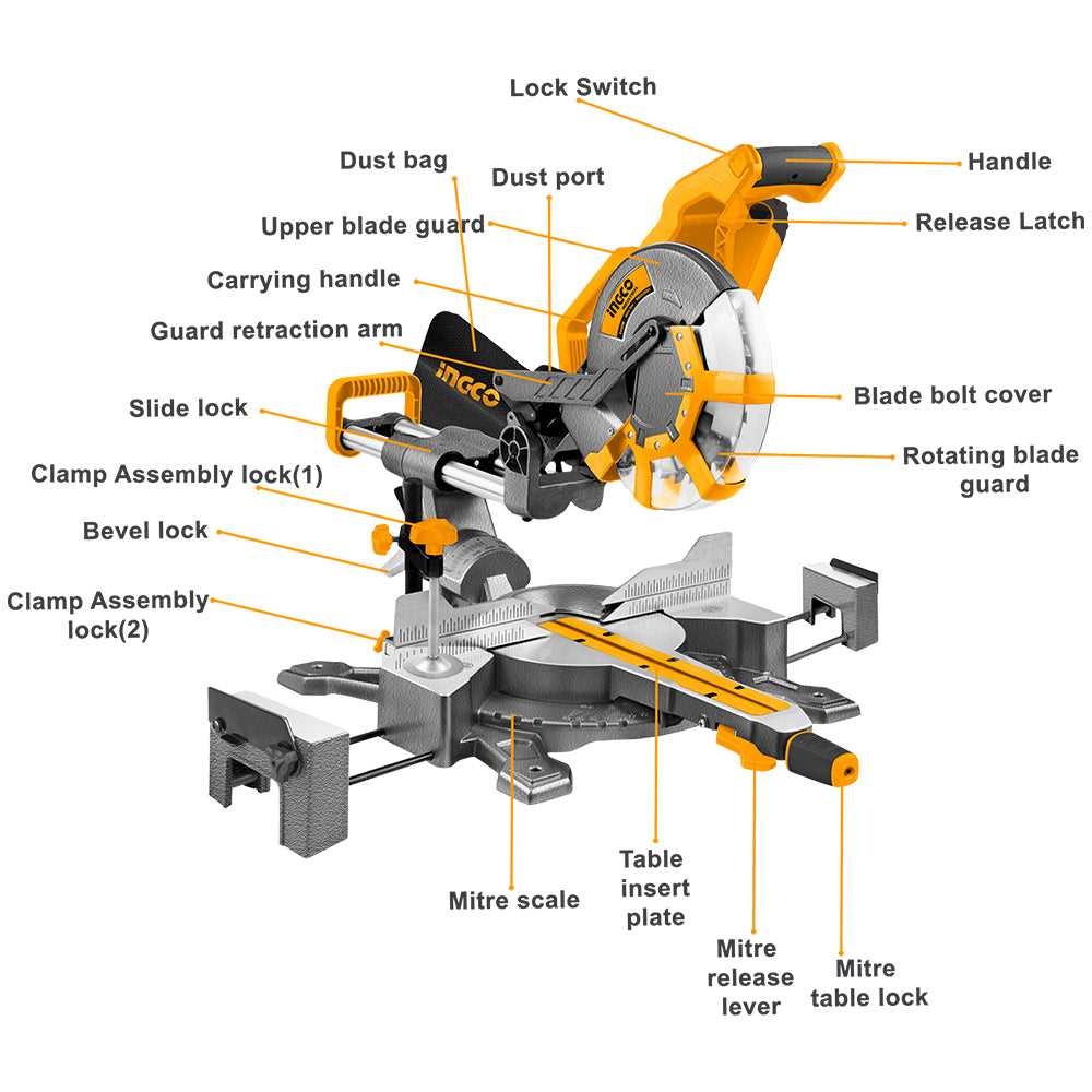 dewalt chop saw parts diagram