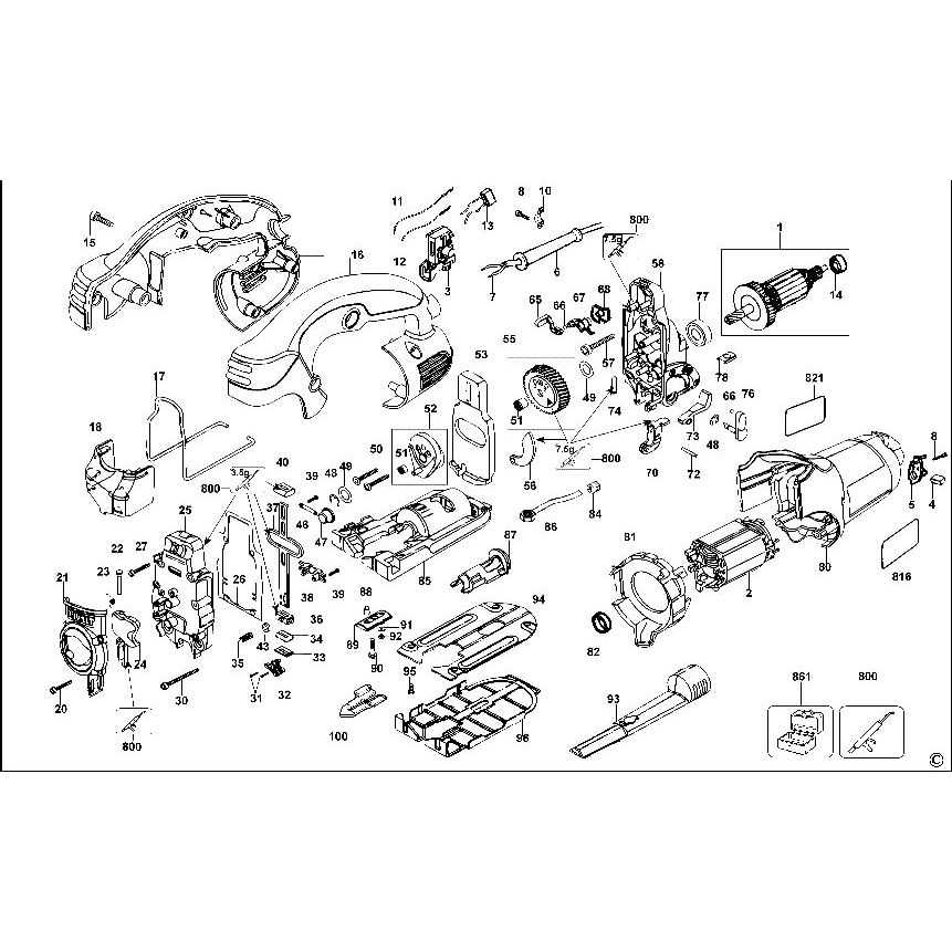 dewalt dcd985 parts diagram