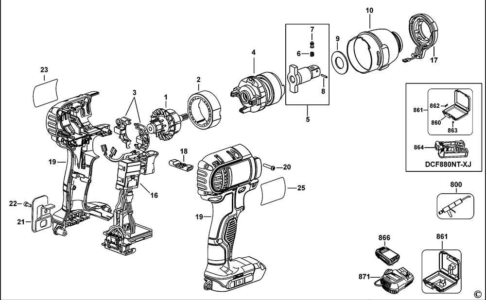 dewalt dcd985 parts diagram