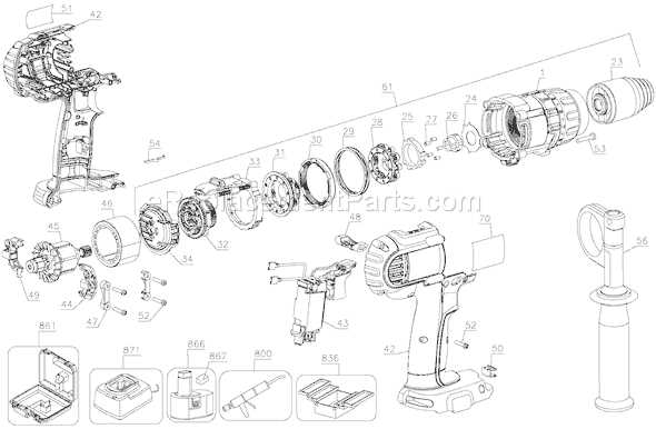 dewalt dcst970 parts diagram