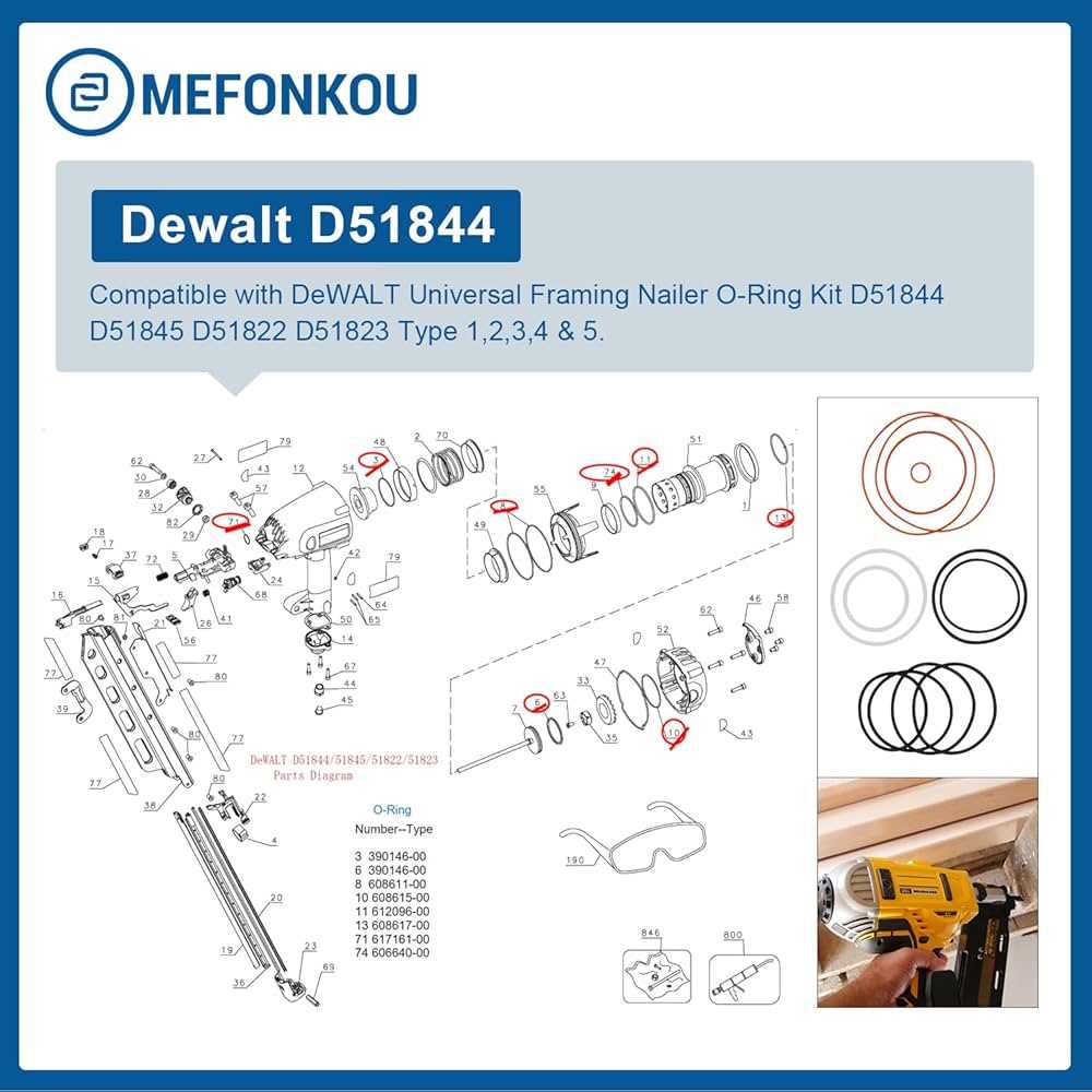 dewalt framing nailer parts diagram