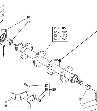 diagram rotary tiller parts