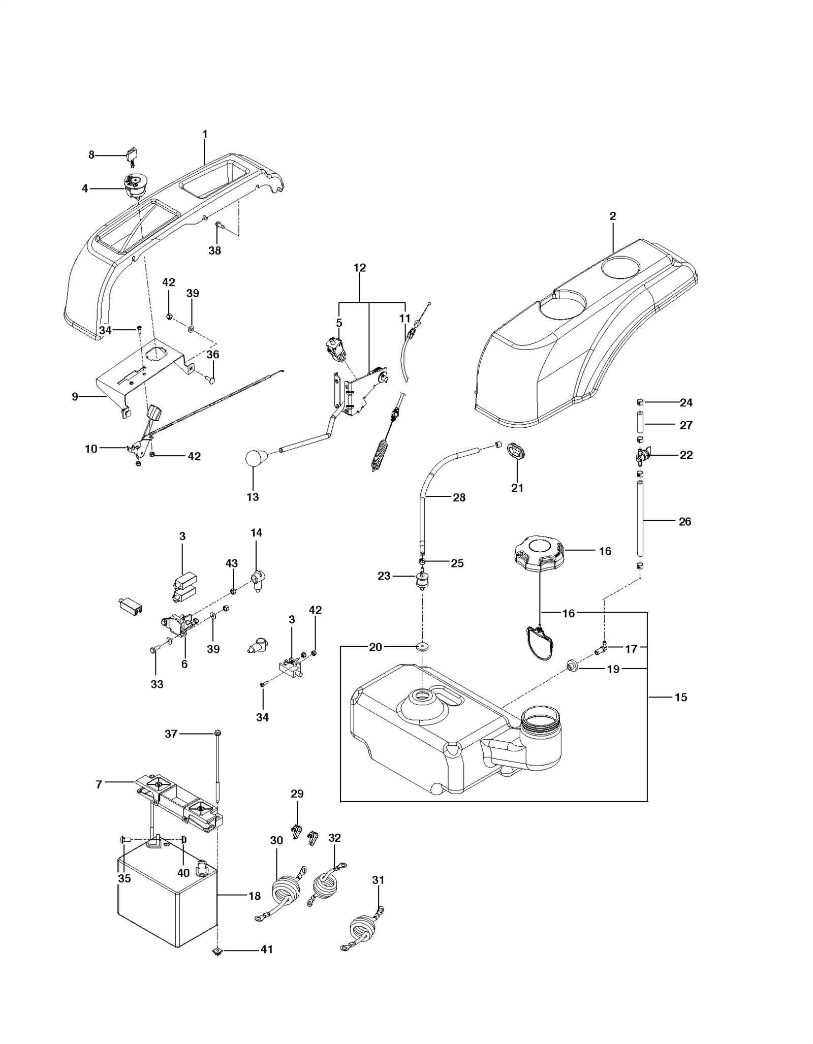 dixon ztr mower parts diagram