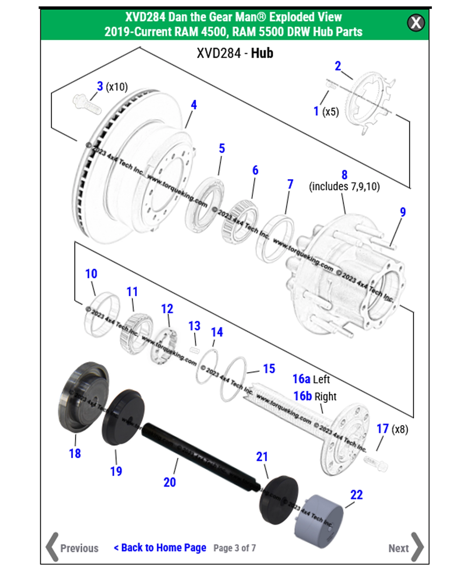 dodge ram 1500 4x4 front end parts diagram