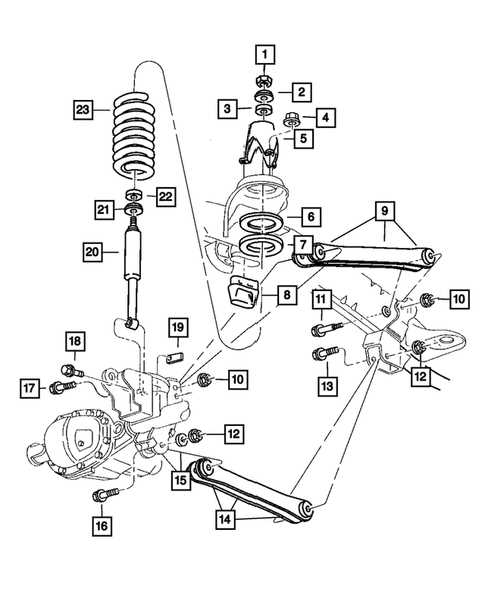 dodge ram 1500 4x4 front end parts diagram