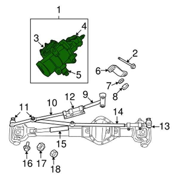 dodge ram 1500 steering parts diagram