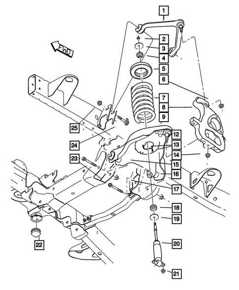 dodge ram 2500 front end parts diagram