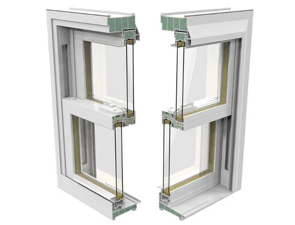 double hung window parts diagram