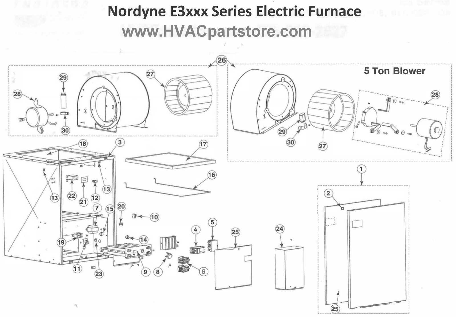 ducane furnace parts diagram