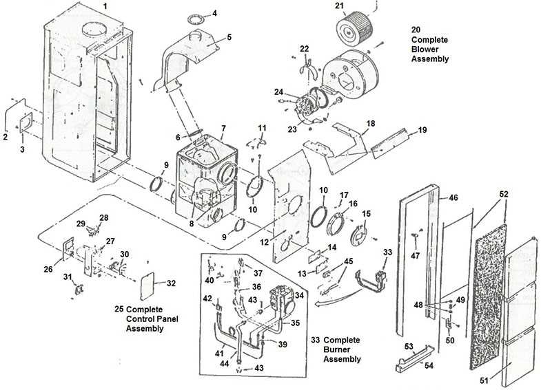 ducane furnace parts diagram