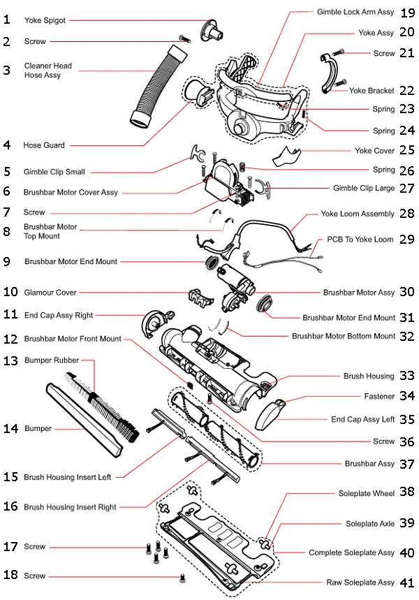 dyson multi floor 2 parts diagram