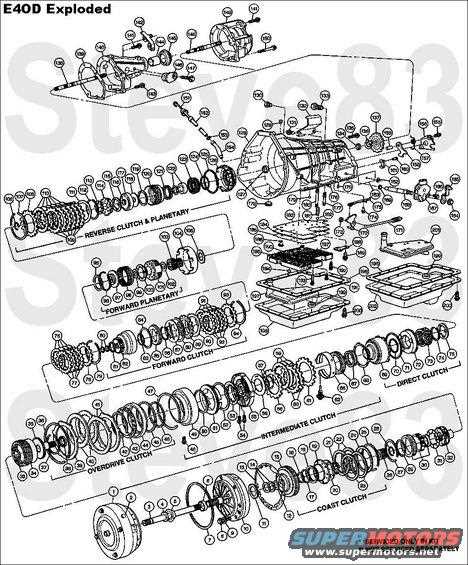 e40d transmission parts diagram