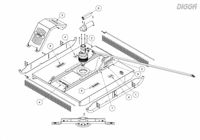 earthquake auger parts diagram