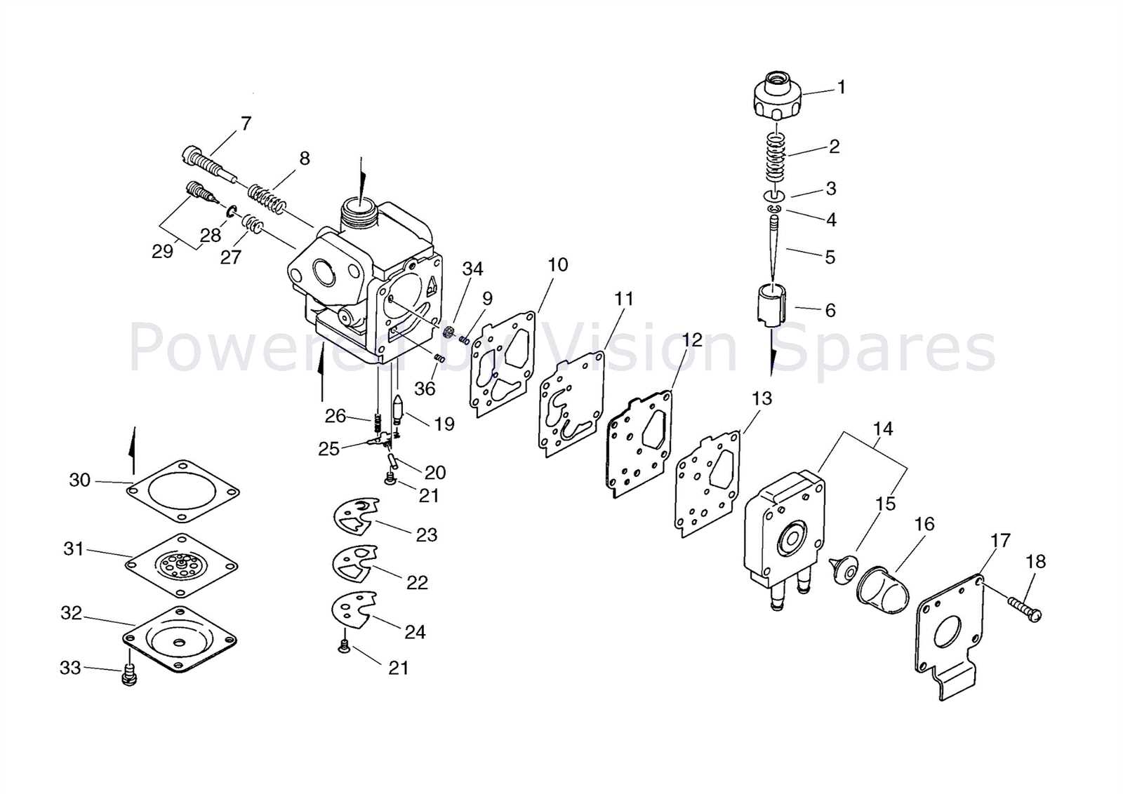 echo pas 225 parts diagram