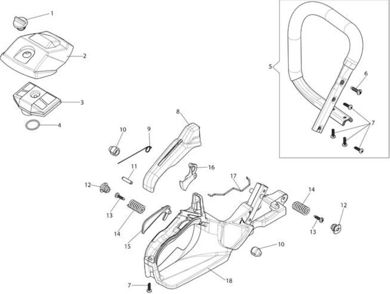 efco chainsaw parts diagram