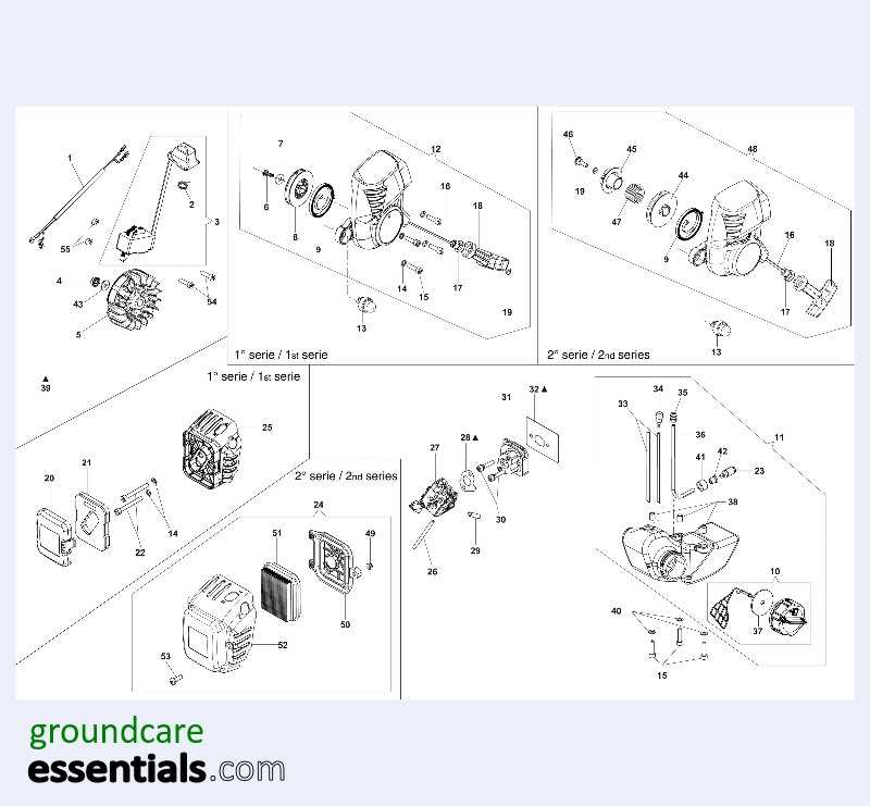 efco chainsaw parts diagram