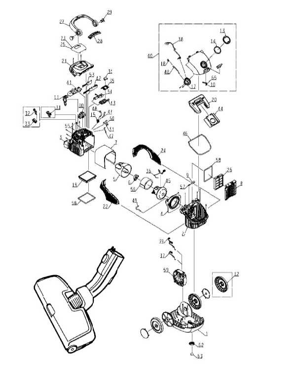 electrolux canister vacuum parts diagram