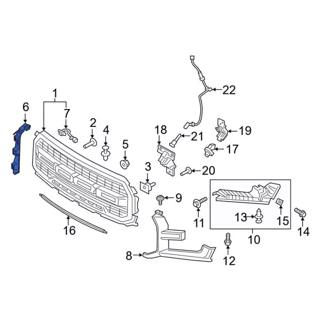 f150 body parts diagram