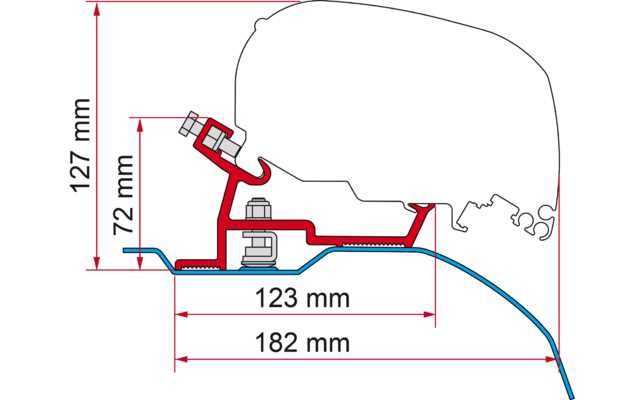 fiamma f45 awning parts diagram