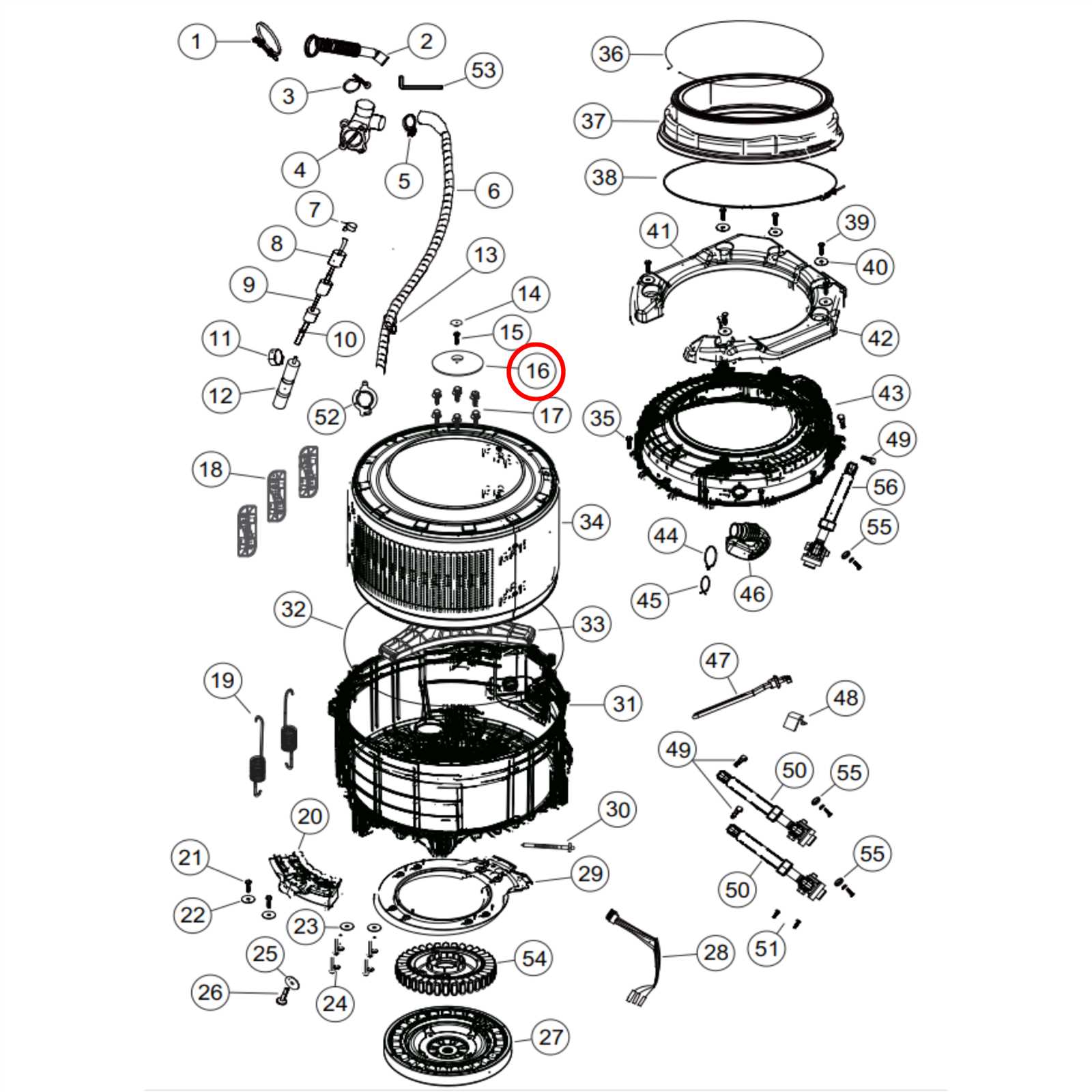 fisher & paykel dryer parts diagram