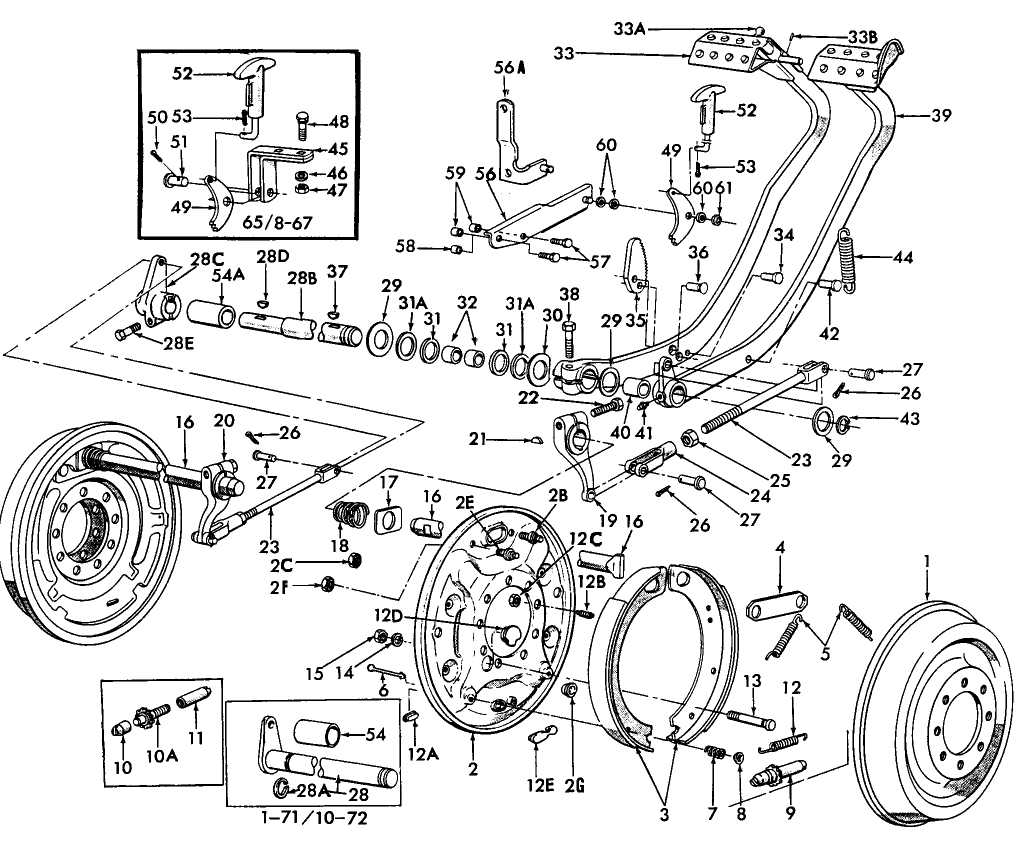 ford 3000 steering parts diagram