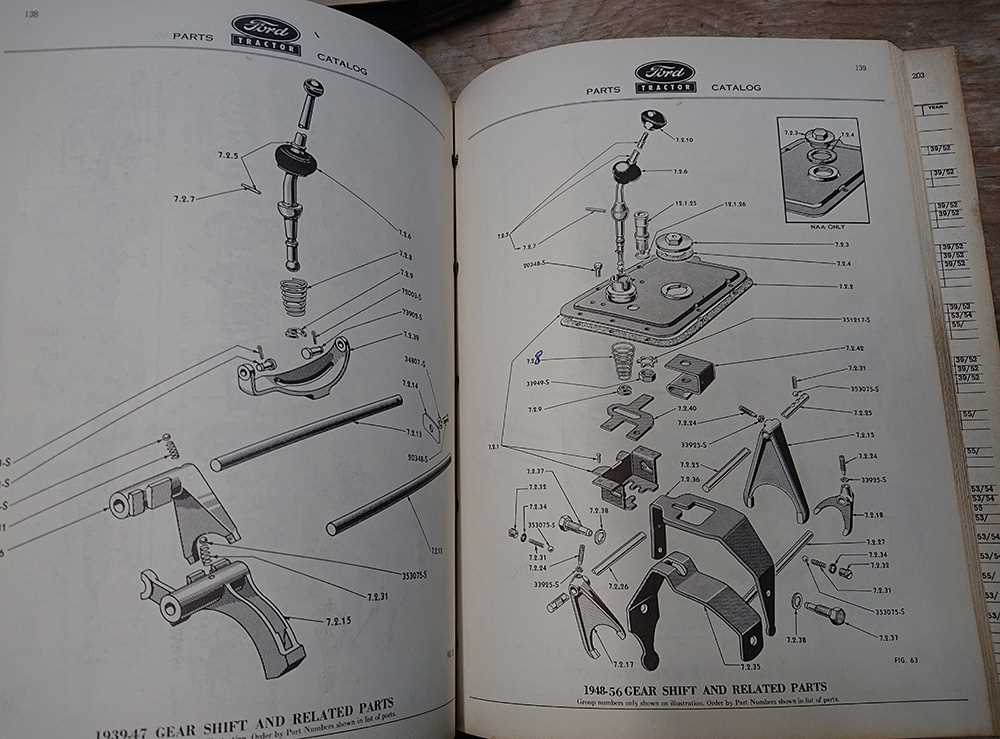 ford 8n tractor parts diagram