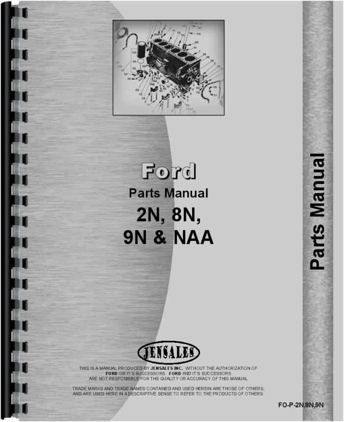 ford 8n tractor parts diagram