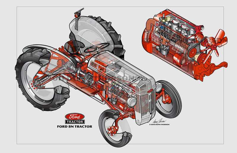 ford 8n tractor parts diagram