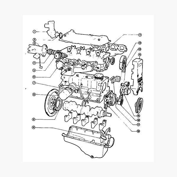 ford escort parts diagram