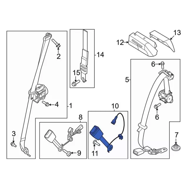 ford exploded parts diagram