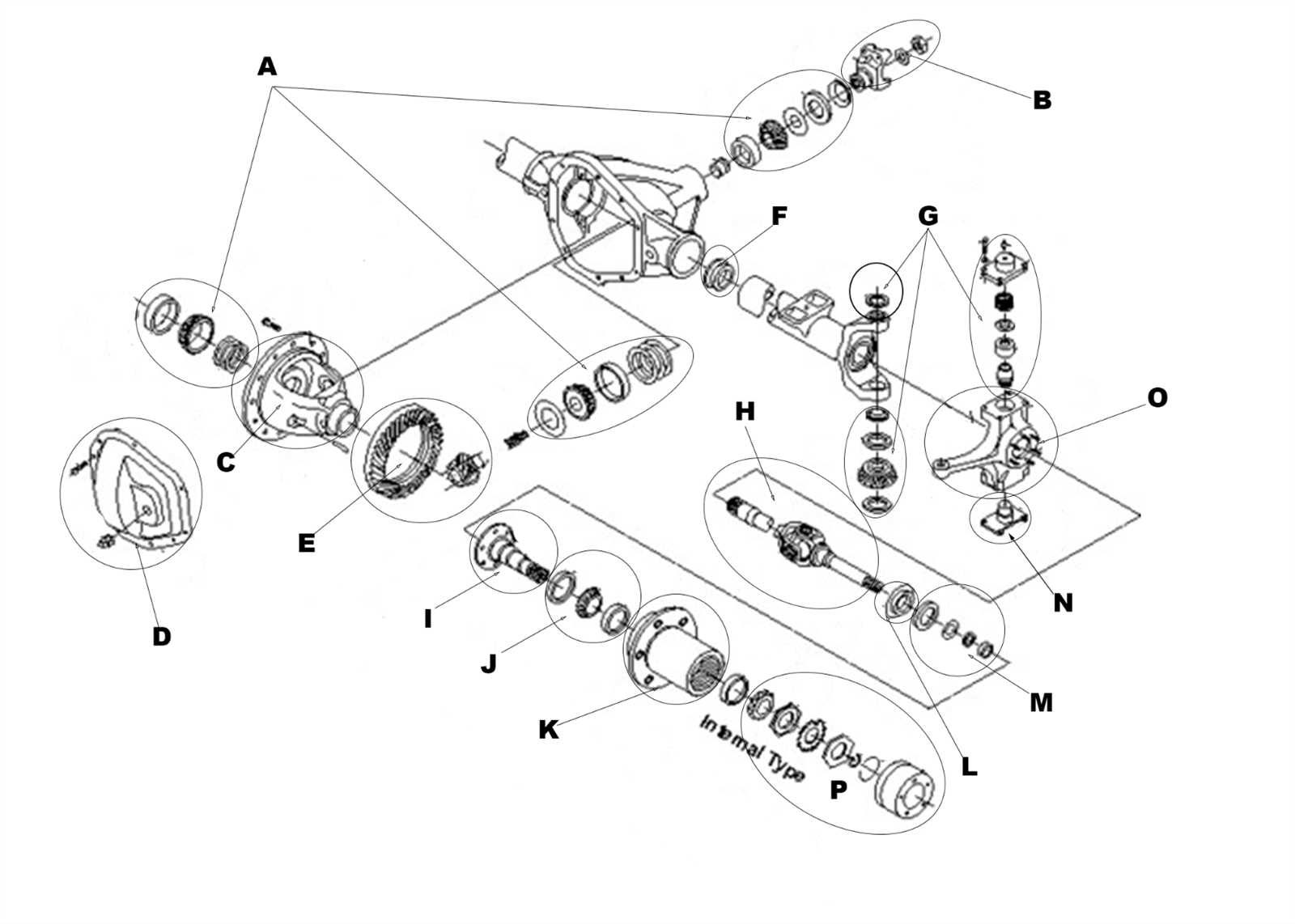 ford f350 4x4 front end parts diagram