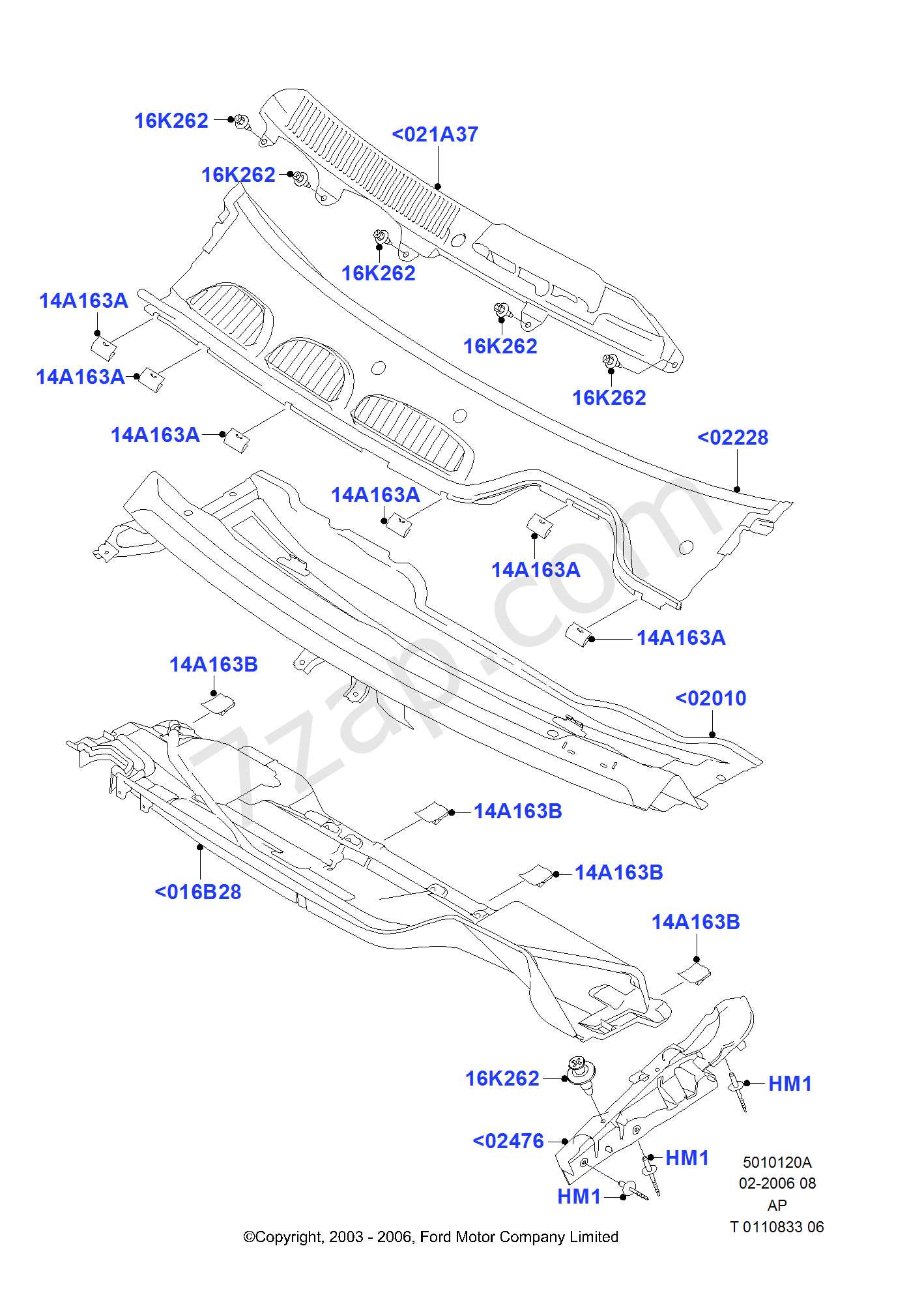 ford focus parts diagram