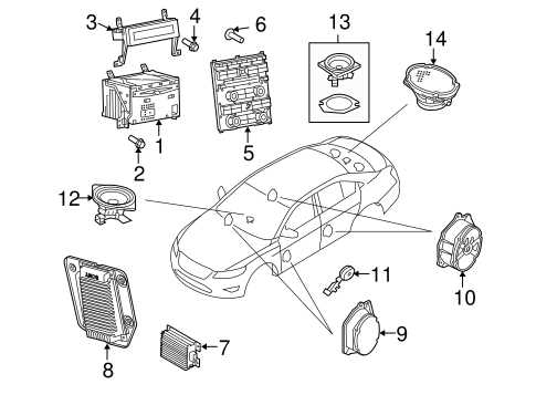 ford taurus parts diagram