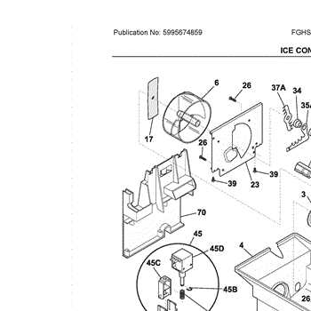 frigidaire ice maker parts diagram