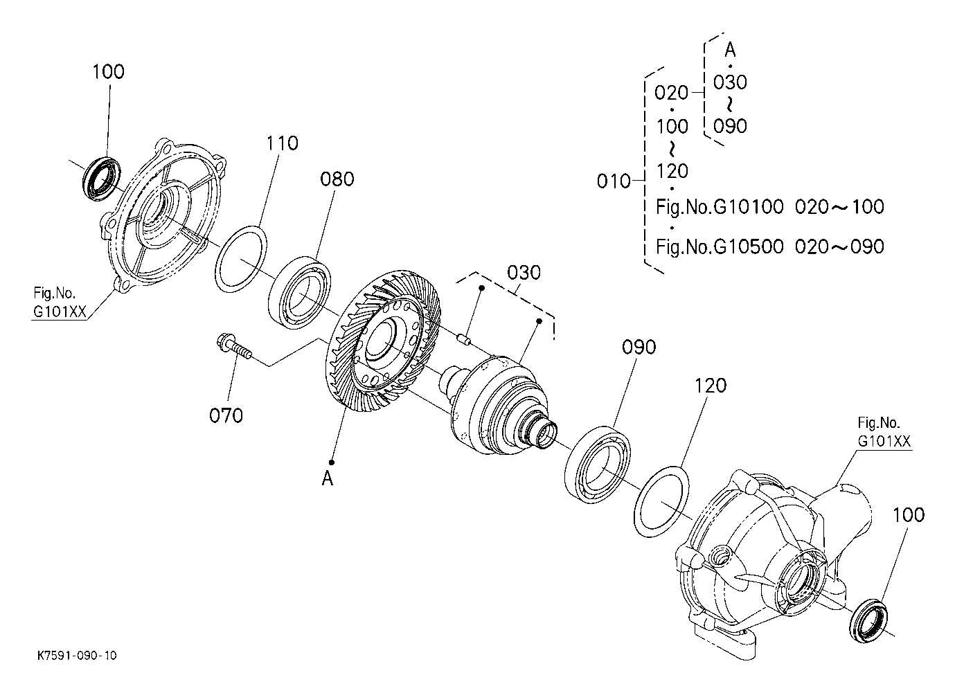 front differential parts diagram