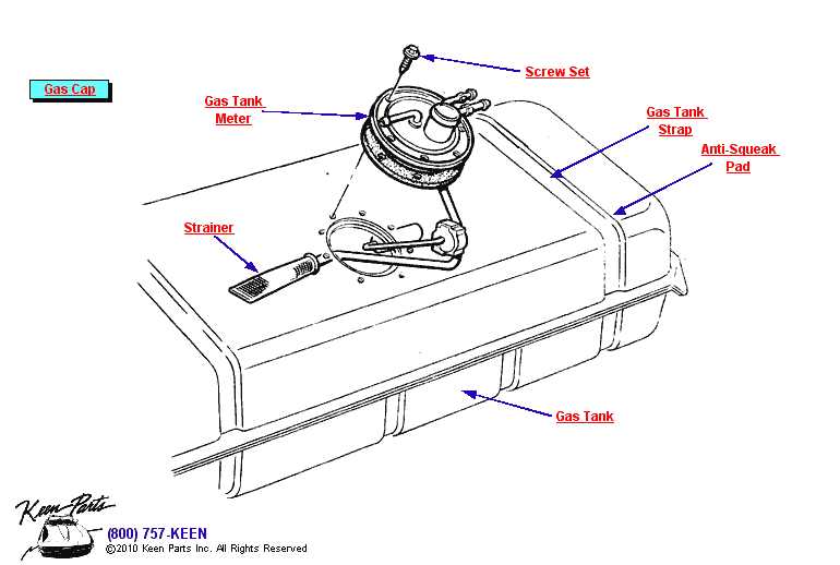 fuel tank parts diagram