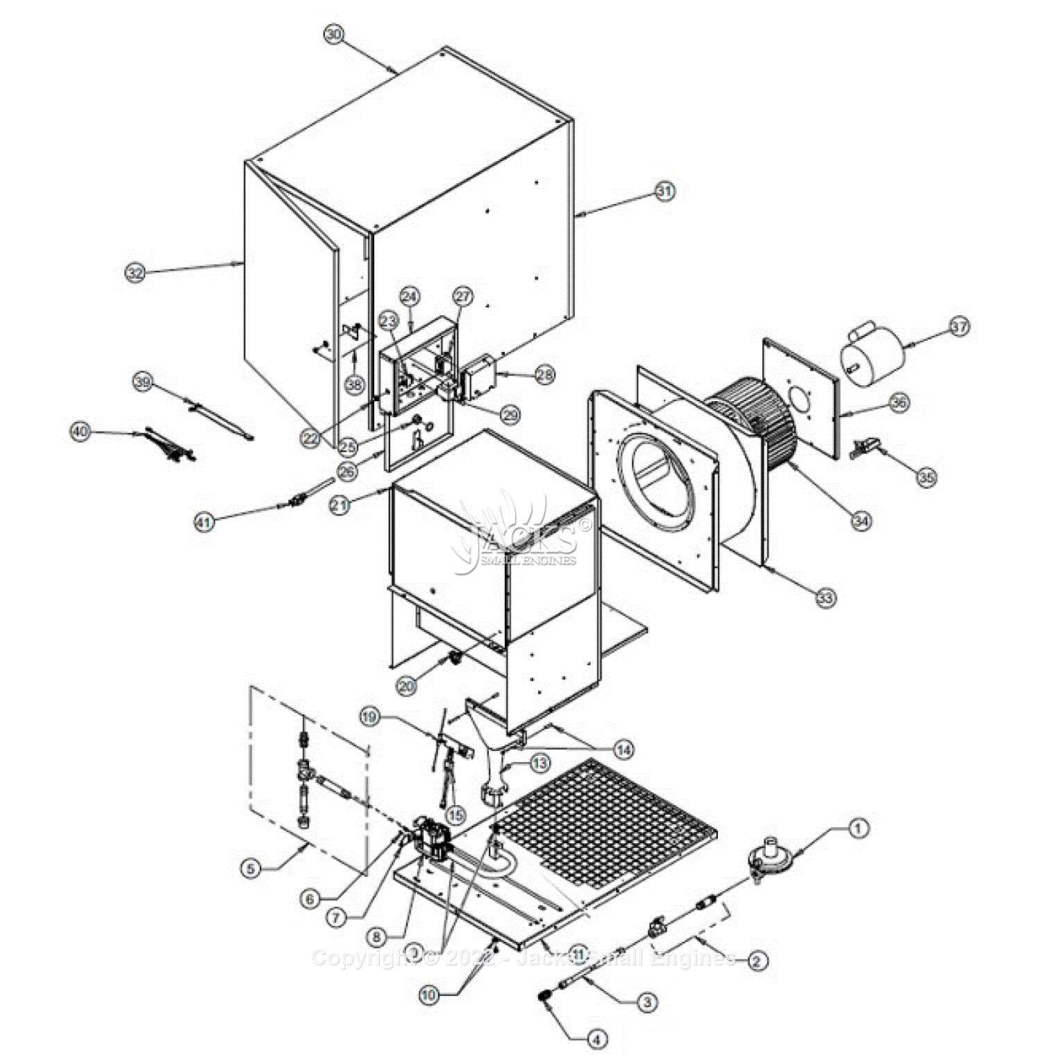 furnace parts diagram