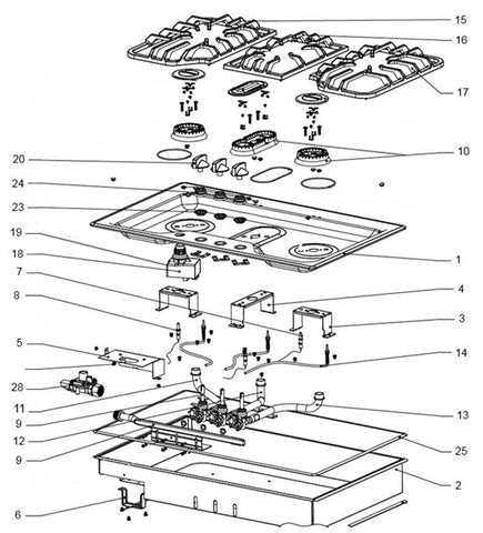 ge profile cooktop parts diagram