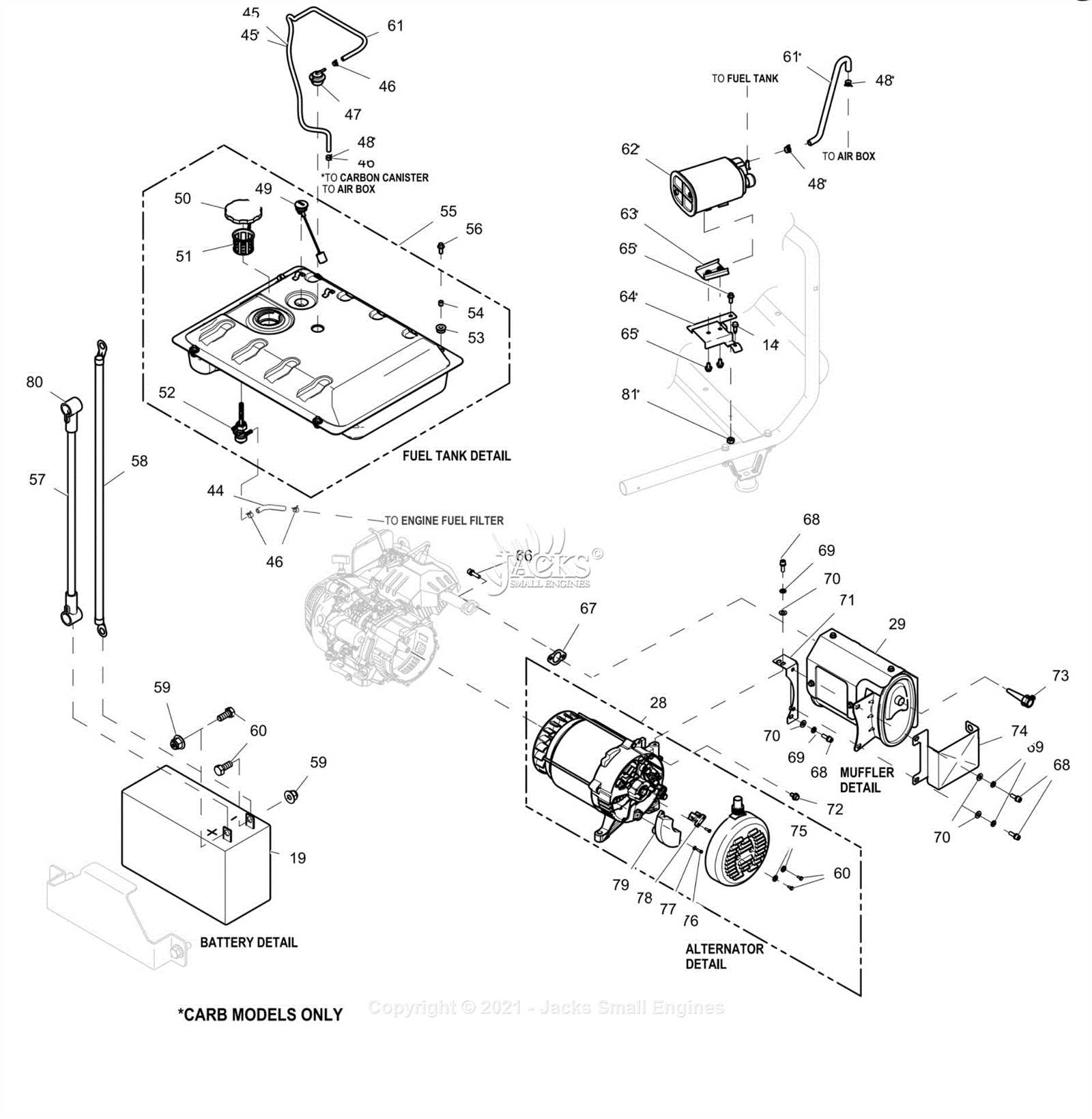 generac xp8000e parts diagram